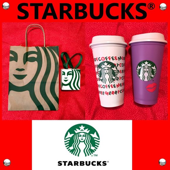 Starbucks Other - Starbucks Ceramic Gift Card Holder & Cups (2) BRAND🆕
